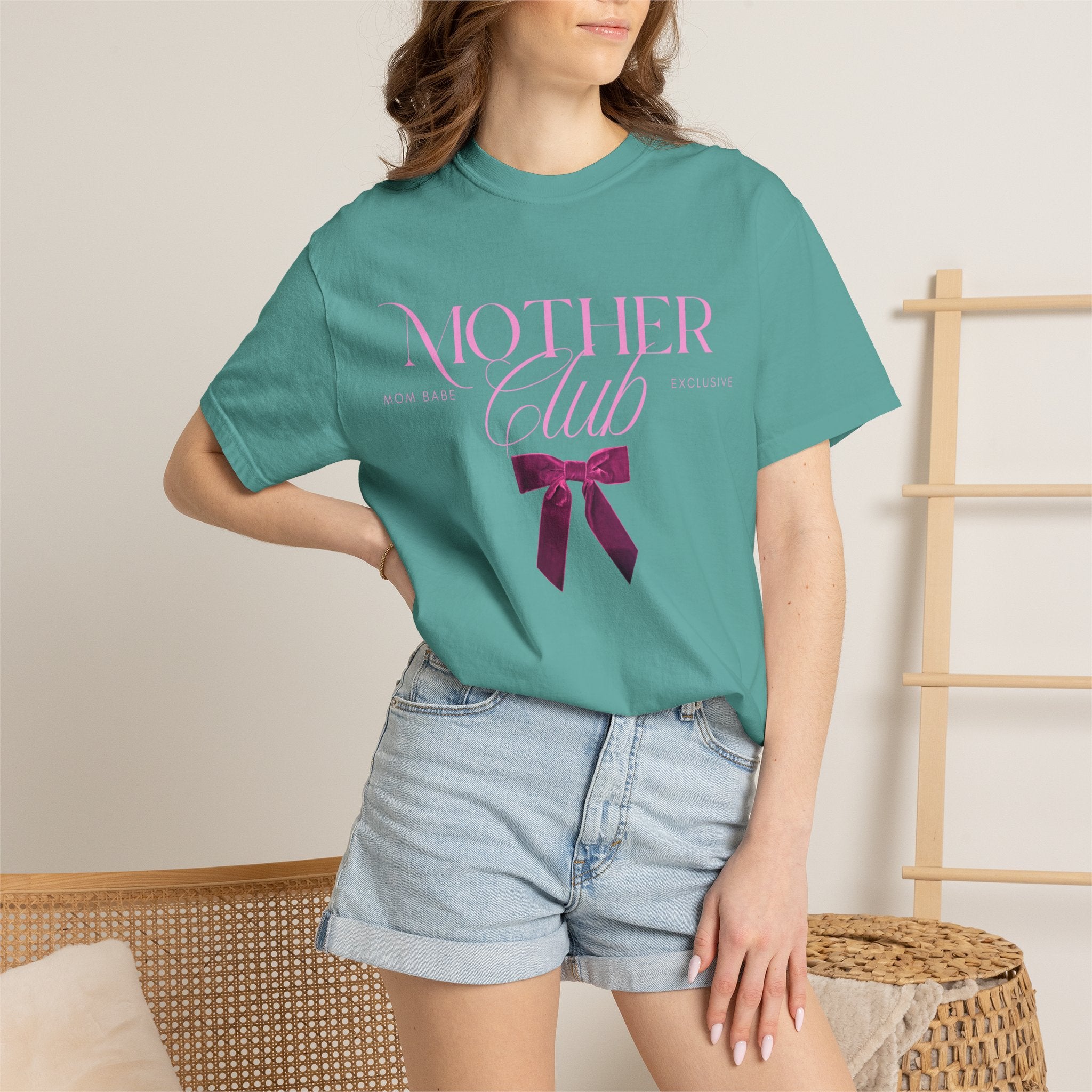 Mother Club Mom Babe Exclusive Tee - Petal