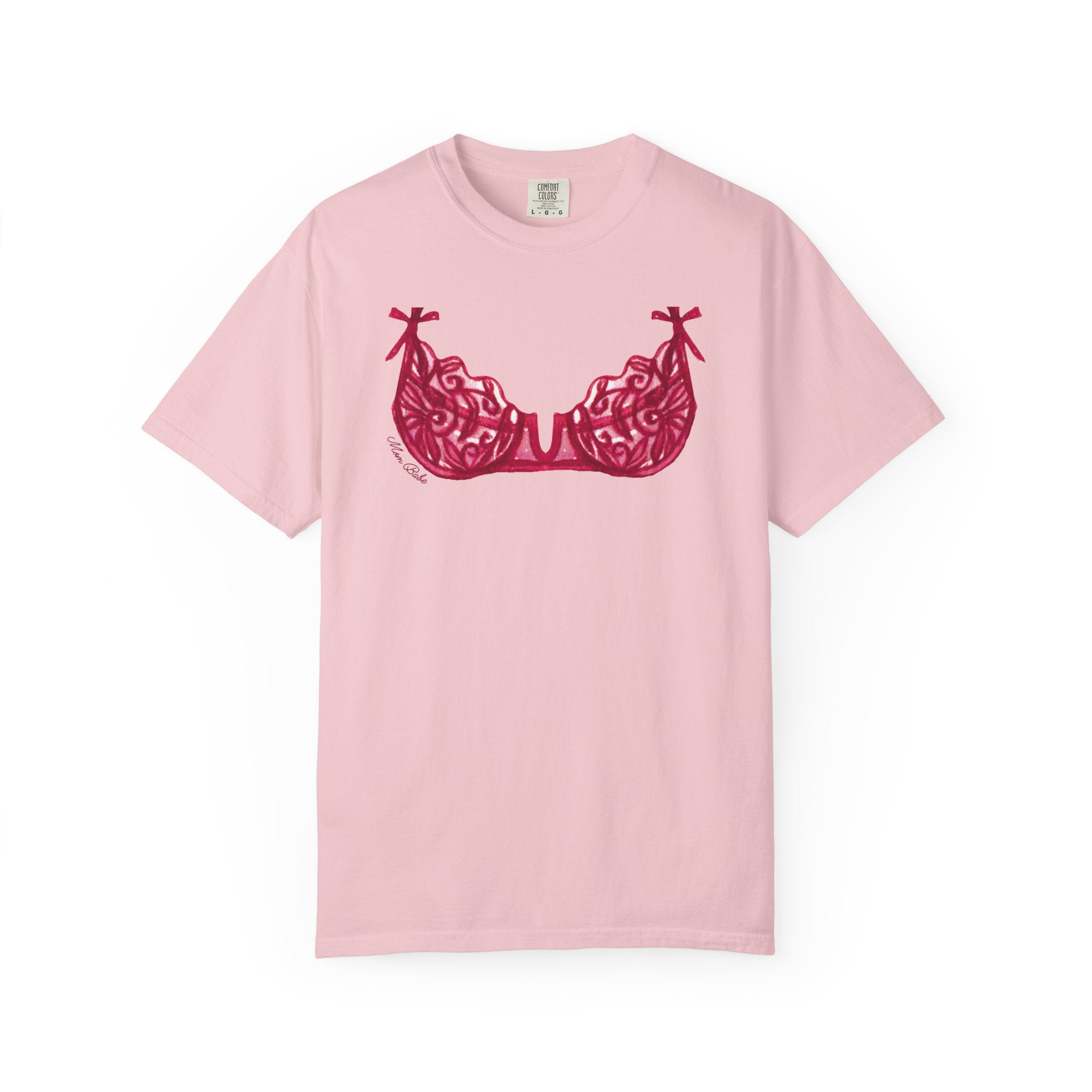 MILF Mom Babe - Bra Tee Pink