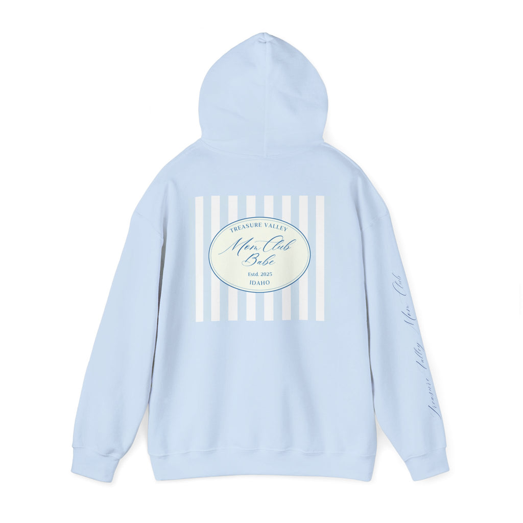 Treasure Valley Mom Club - Striped Graphic Hoodie