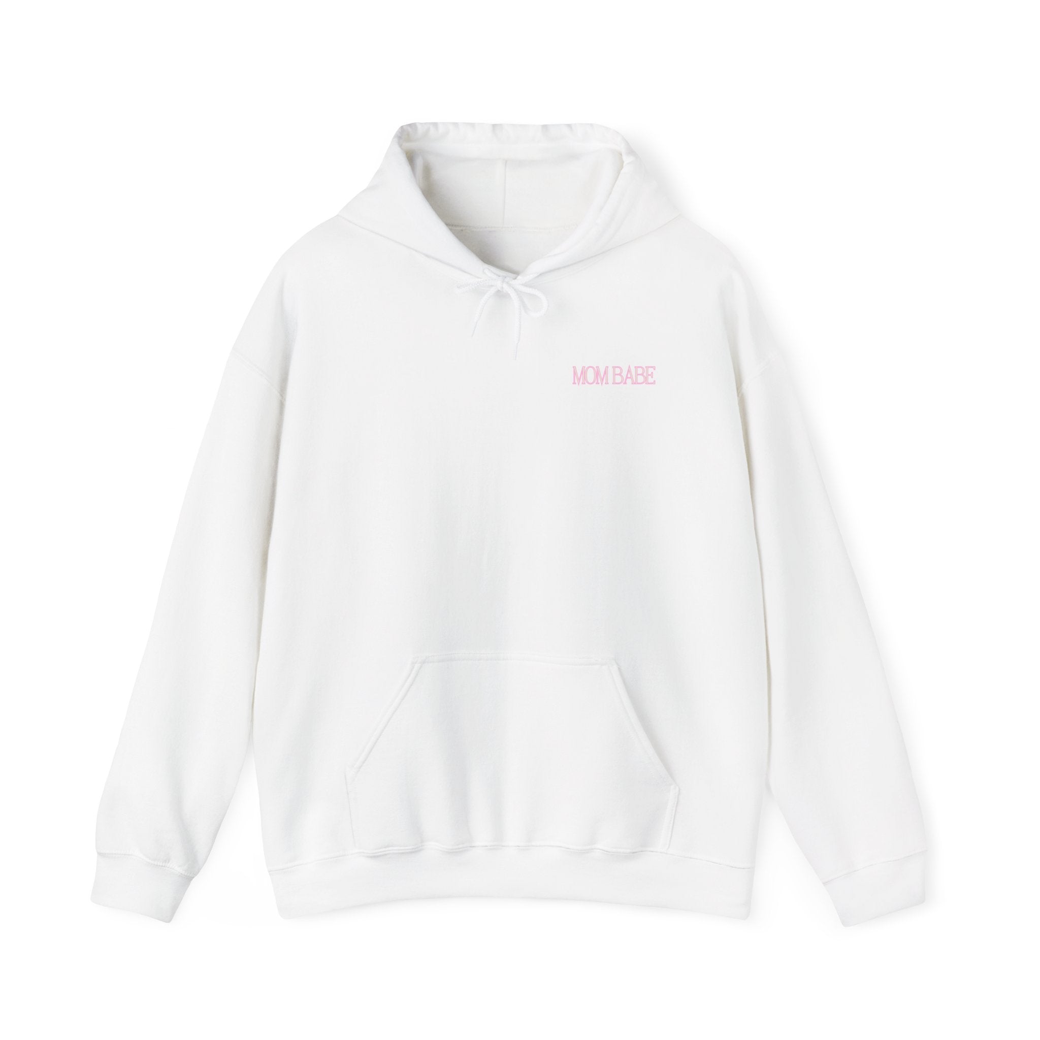 Mom Babe — Holographic Graphic Hoodie