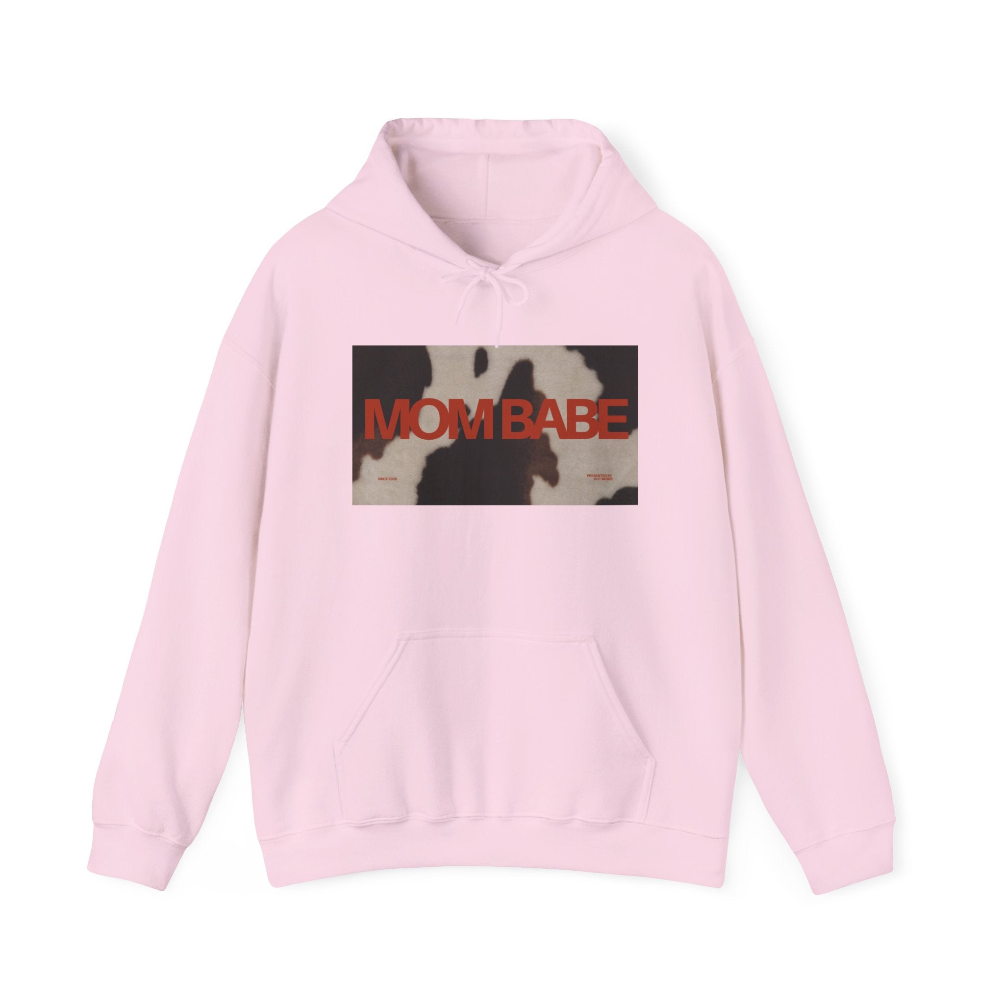 Mom Babe — Cowhide Graphic Hoodie