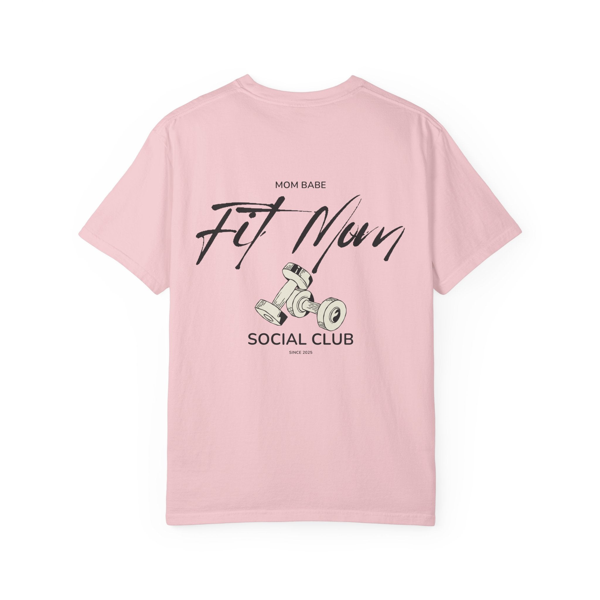 Fit Mom Social Club - Mom Babe Tee Black