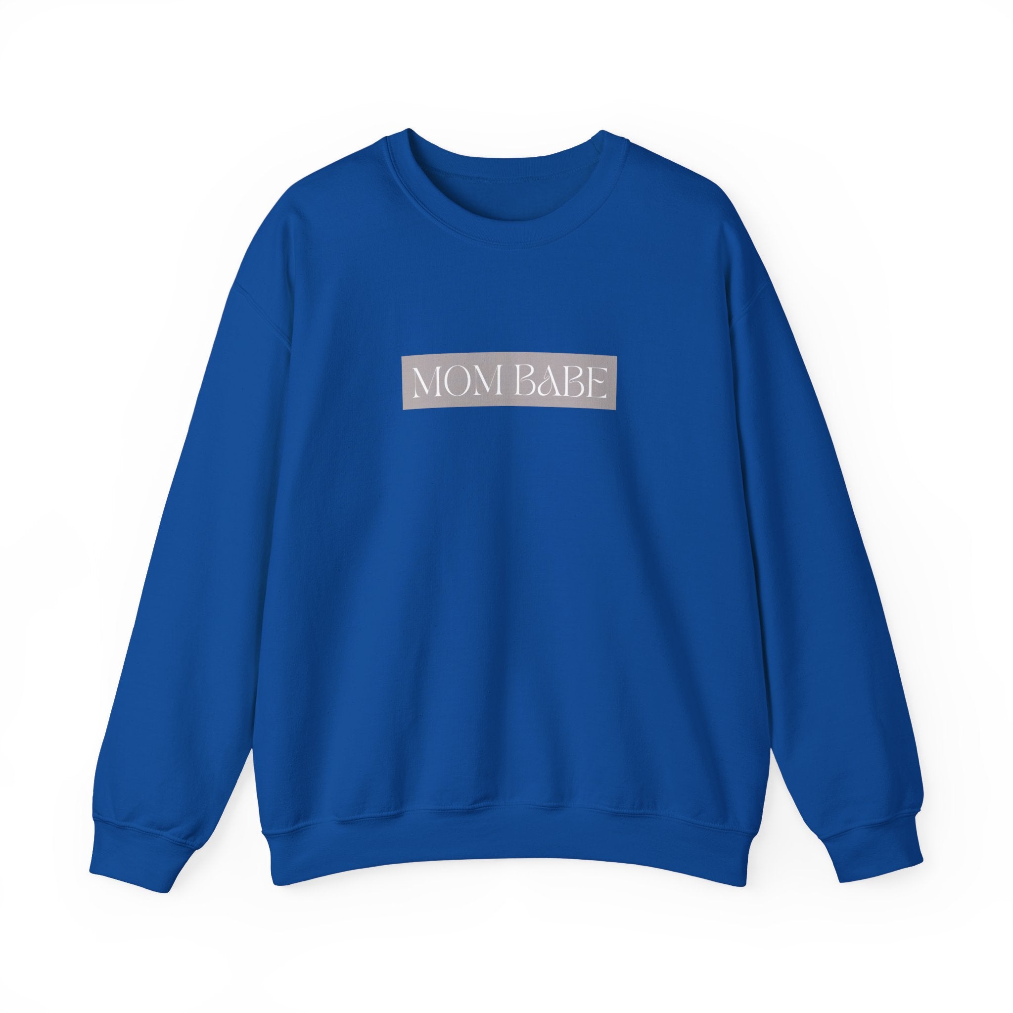 Pilates Mom Babe Club — Workout Graphic Sweatshirt (White Print)