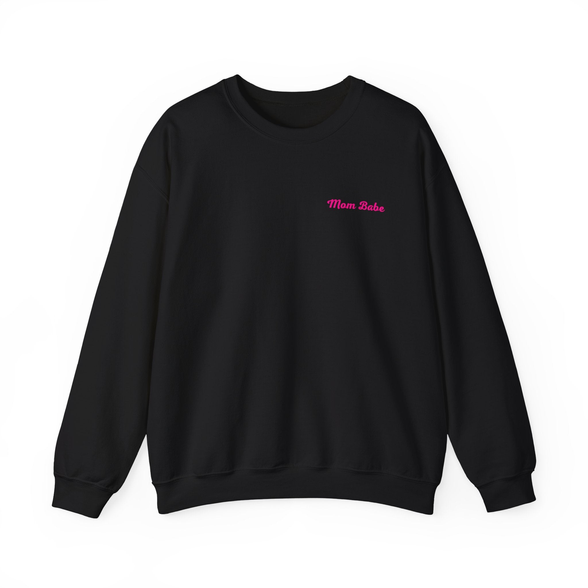 Mom Babe For Hot Moms — Pink Heart Drip Graphic Sweatshirt