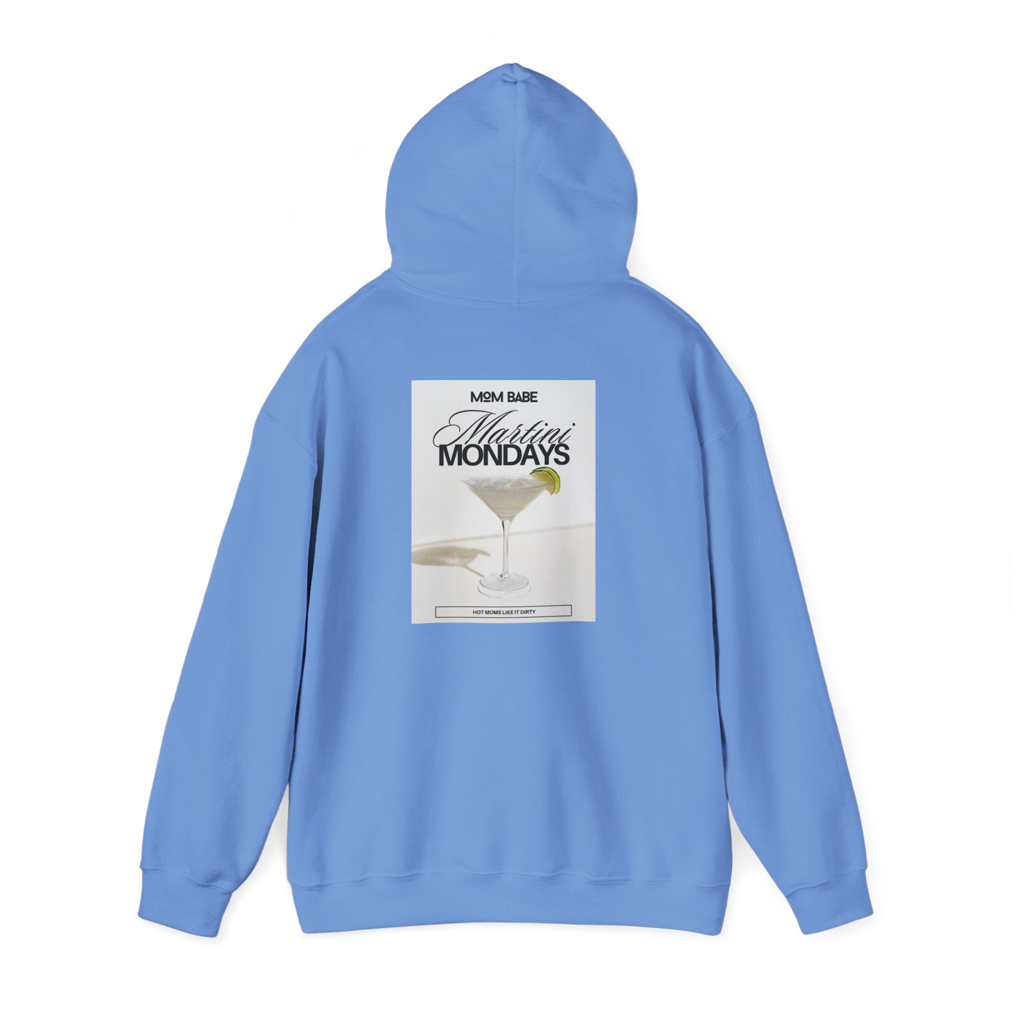 Mom Babe Martini Mondays Hot Moms Like it Dirty - Martini Graphic Hoodie