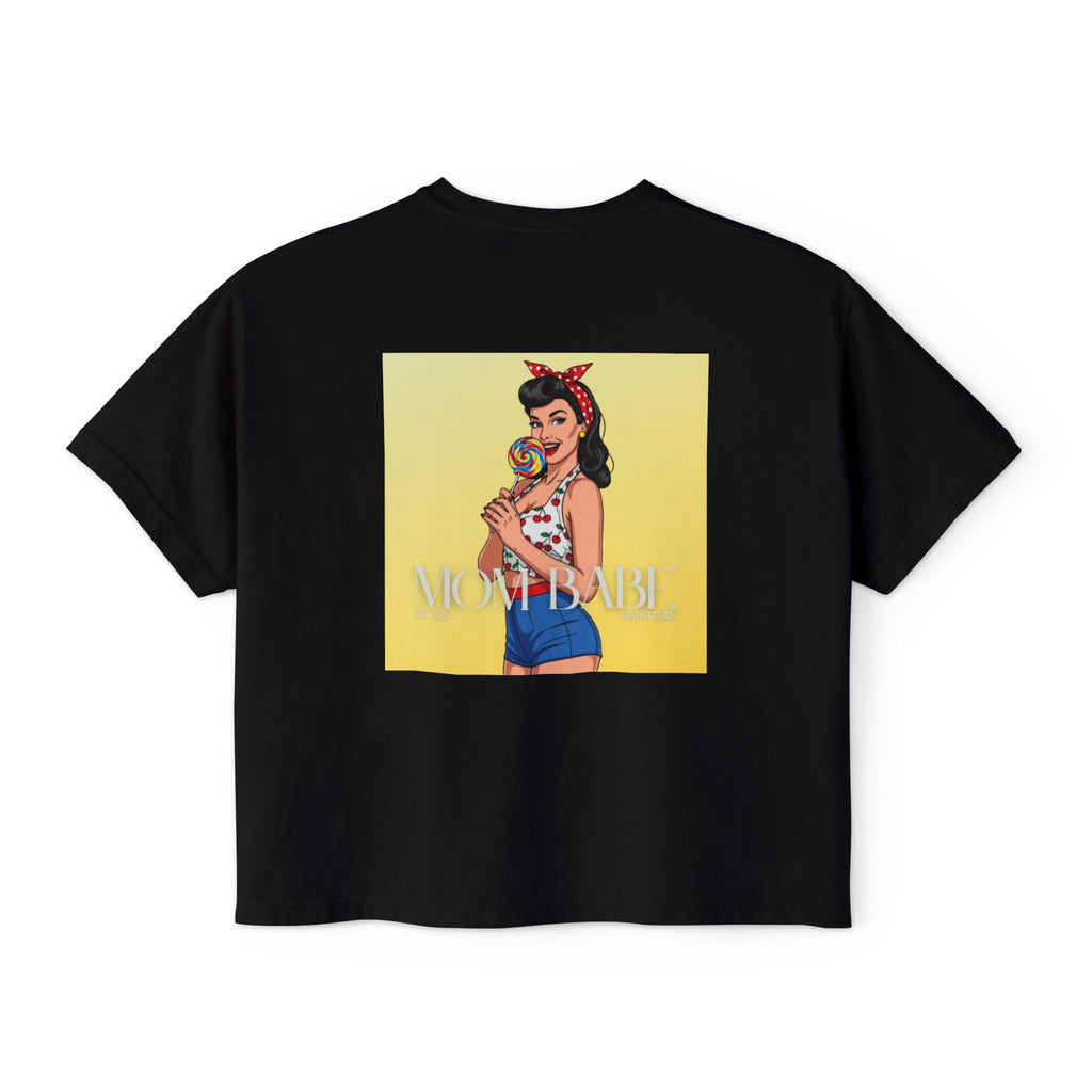 Mom Babe - For Hot Moms Pinup Graphic Tee