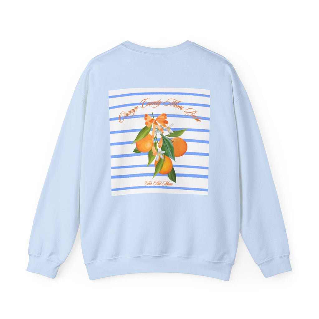 Orange County Mom Babe — Orange Blossom Graphic Sweatshirt