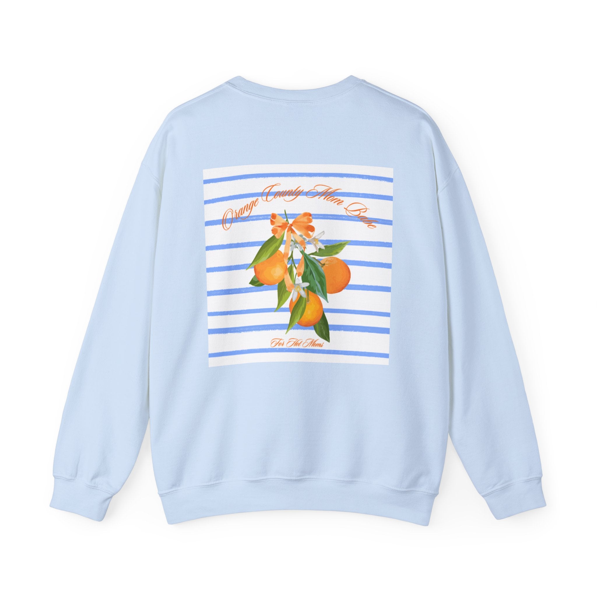Orange County Mom Babe — Orange Blossom Graphic Sweatshirt