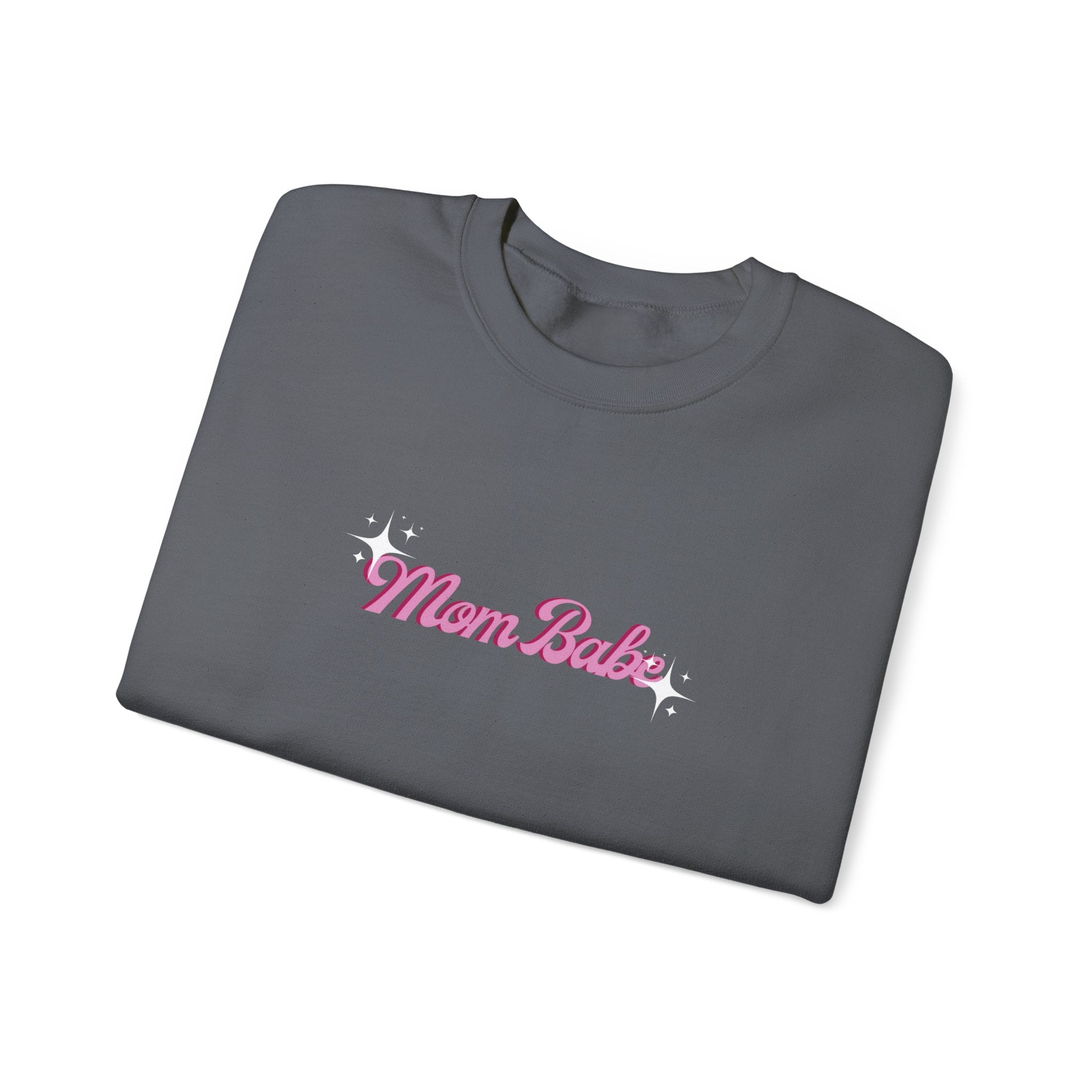 Mom Babe Club - For Hot Moms — Pink Graphic Sweatshirt