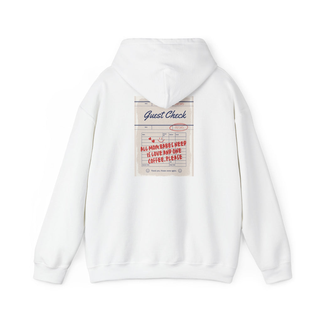 All Mom Babes Need - Graphic Check Hoodie