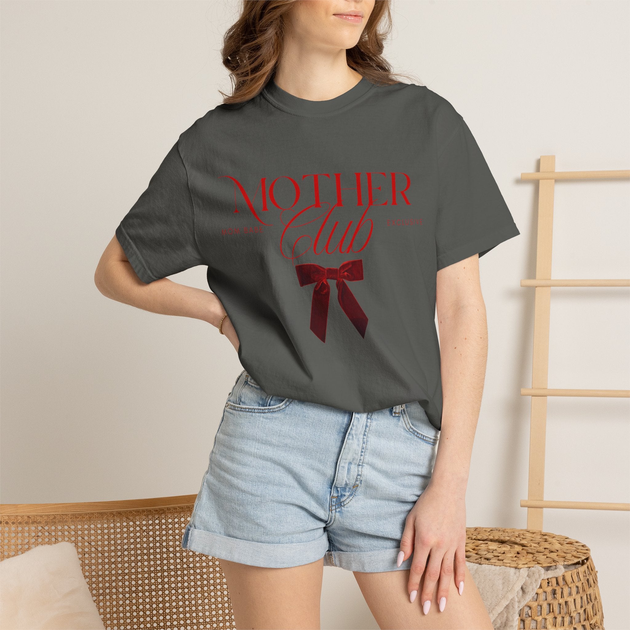 Mother Club Mom Babe Exclusive Tee - Ruby