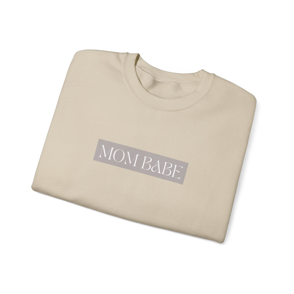 Pilates Mom Babe Club — Workout Graphic Sweatshirt (White Print)