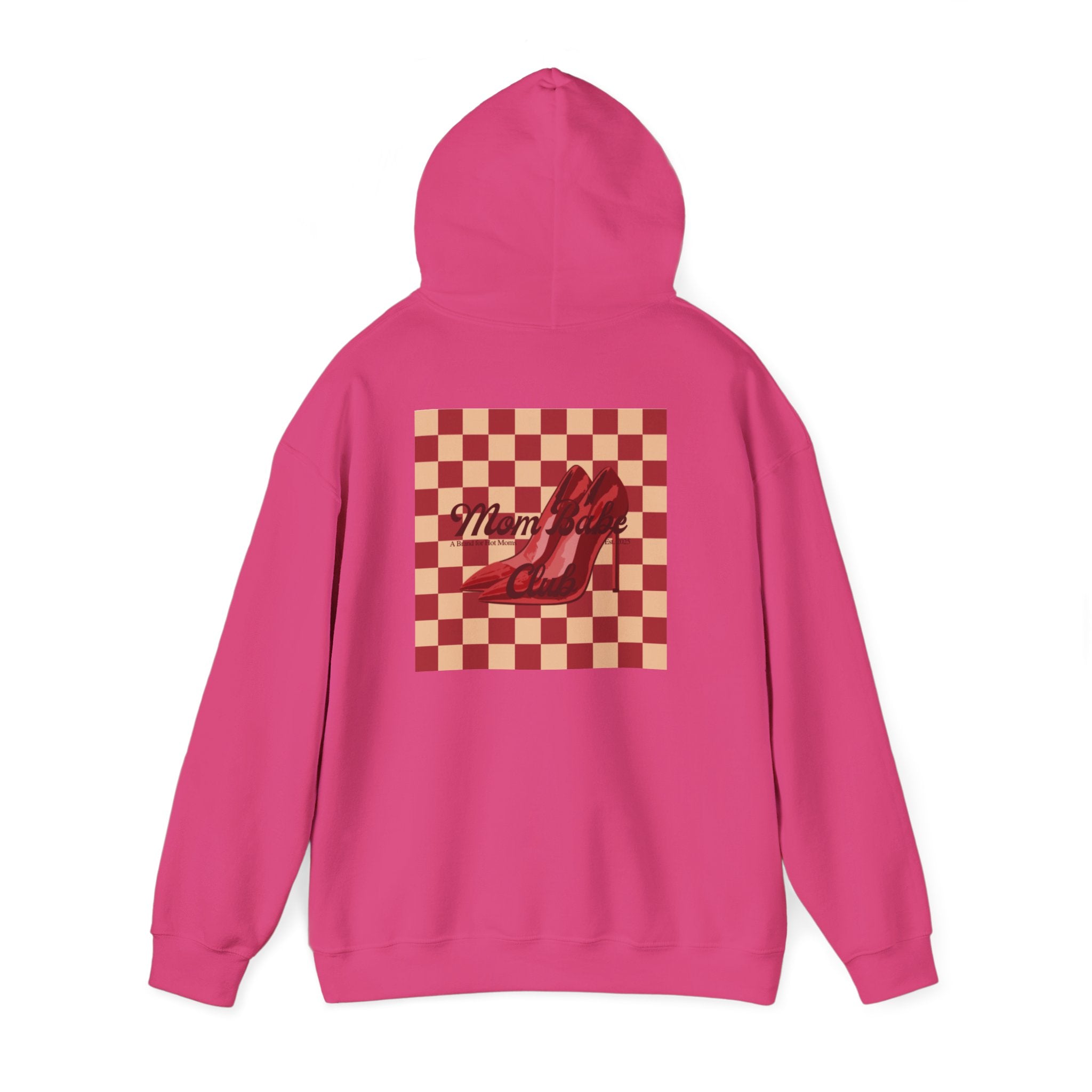 Mom Babe Club - For Hot Moms Heel Graphic Hoodie