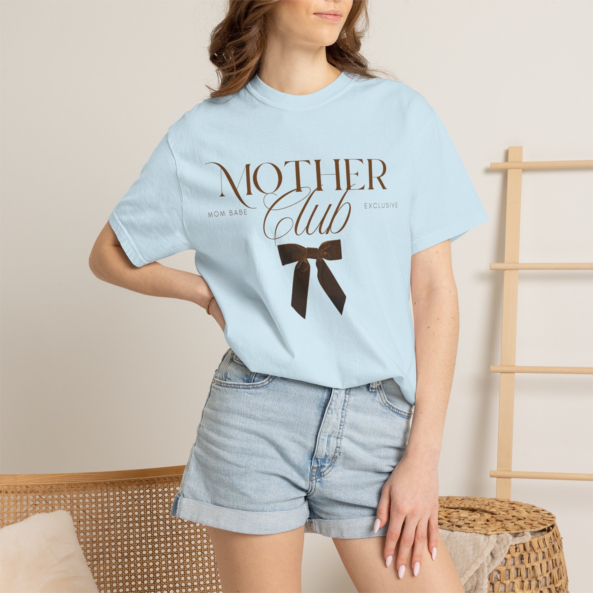 Mother Club Mom Babe Exclusive Tee - Mocha