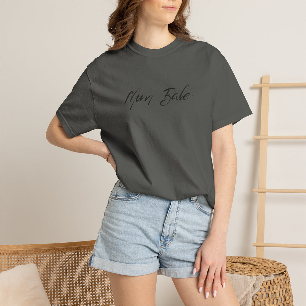 Fit Mom Social Club - Mom Babe Tee Black