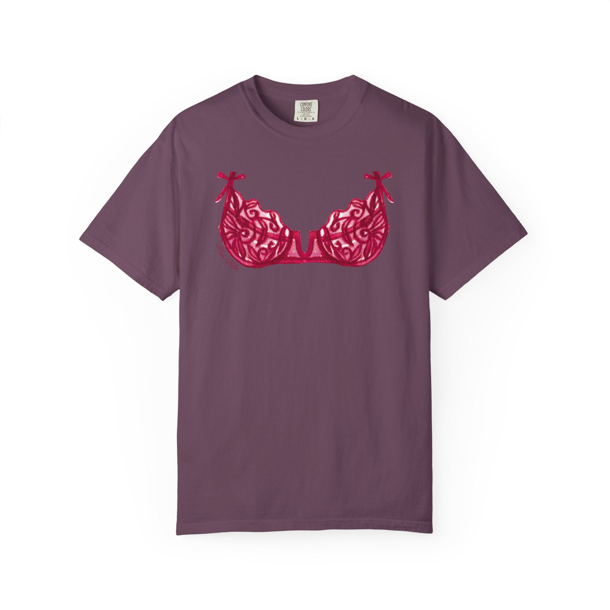 MILF Mom Babe - Bra Tee Pink