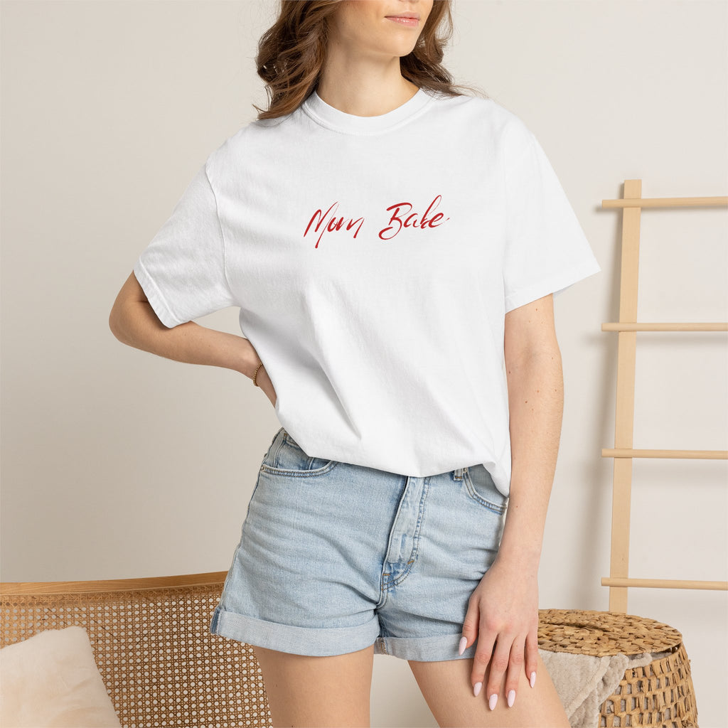 Fit Mom Social Club - Mom Babe Tee Red