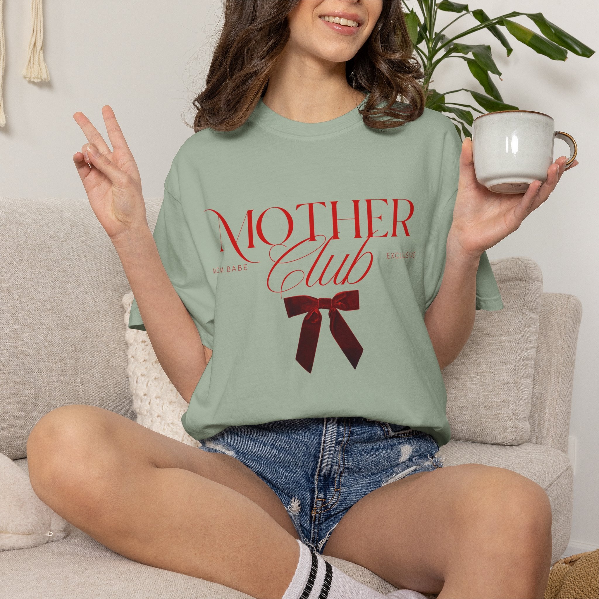 Mother Club Mom Babe Exclusive Tee - Ruby