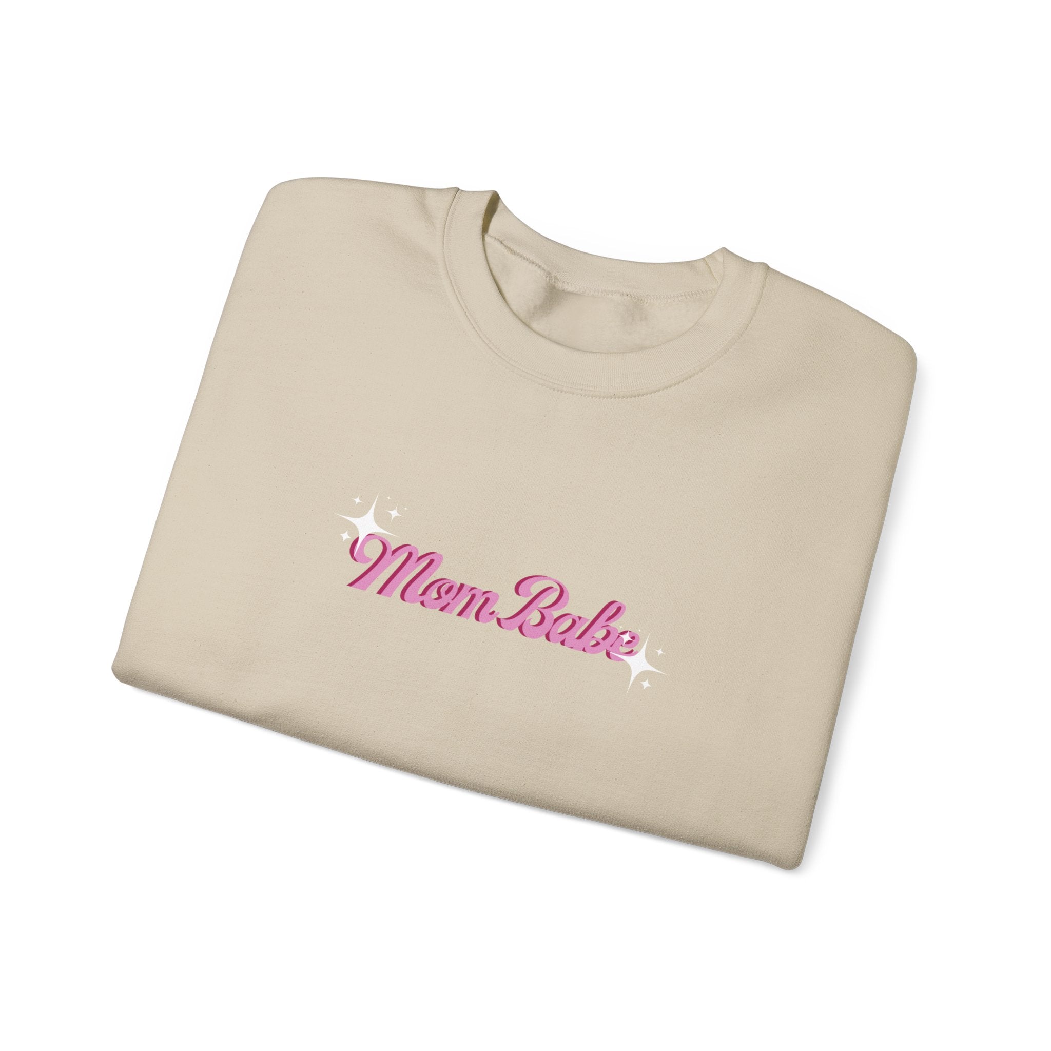 Mom Babe Club - For Hot Moms — Pink Graphic Sweatshirt