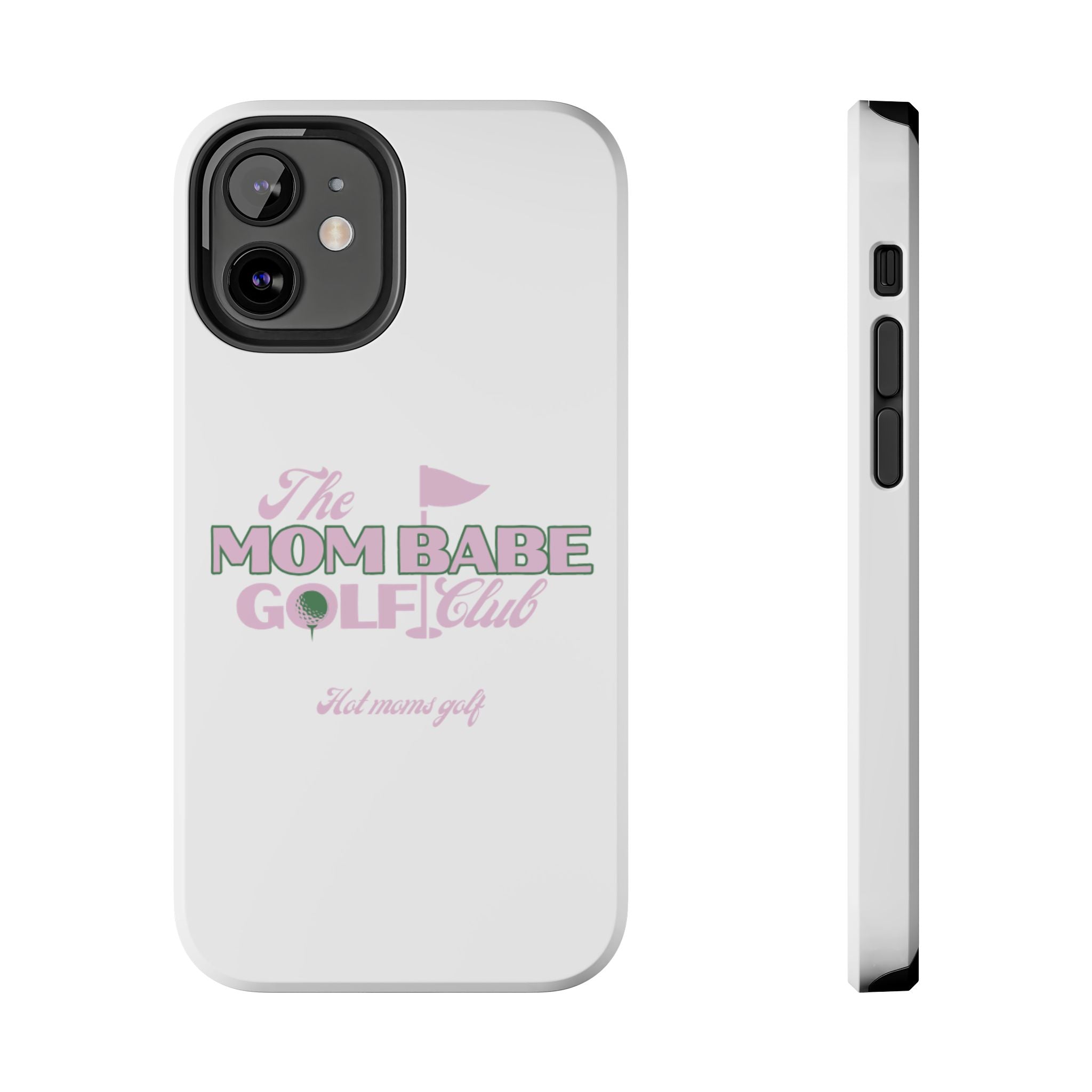 The Mom Babe Golf Club - Pink Vintage Golf Tough Phone Case