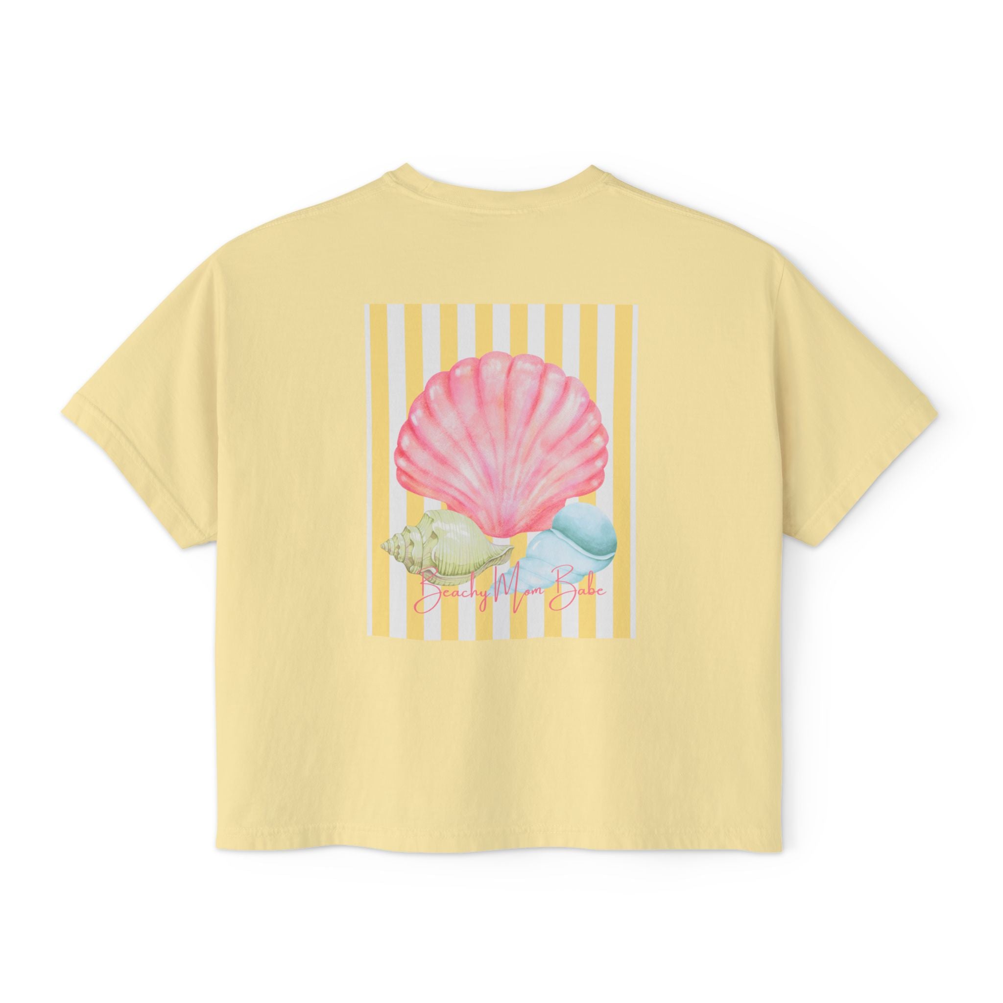 Beach Mom Babe - Pastel Shell Graphic Tee