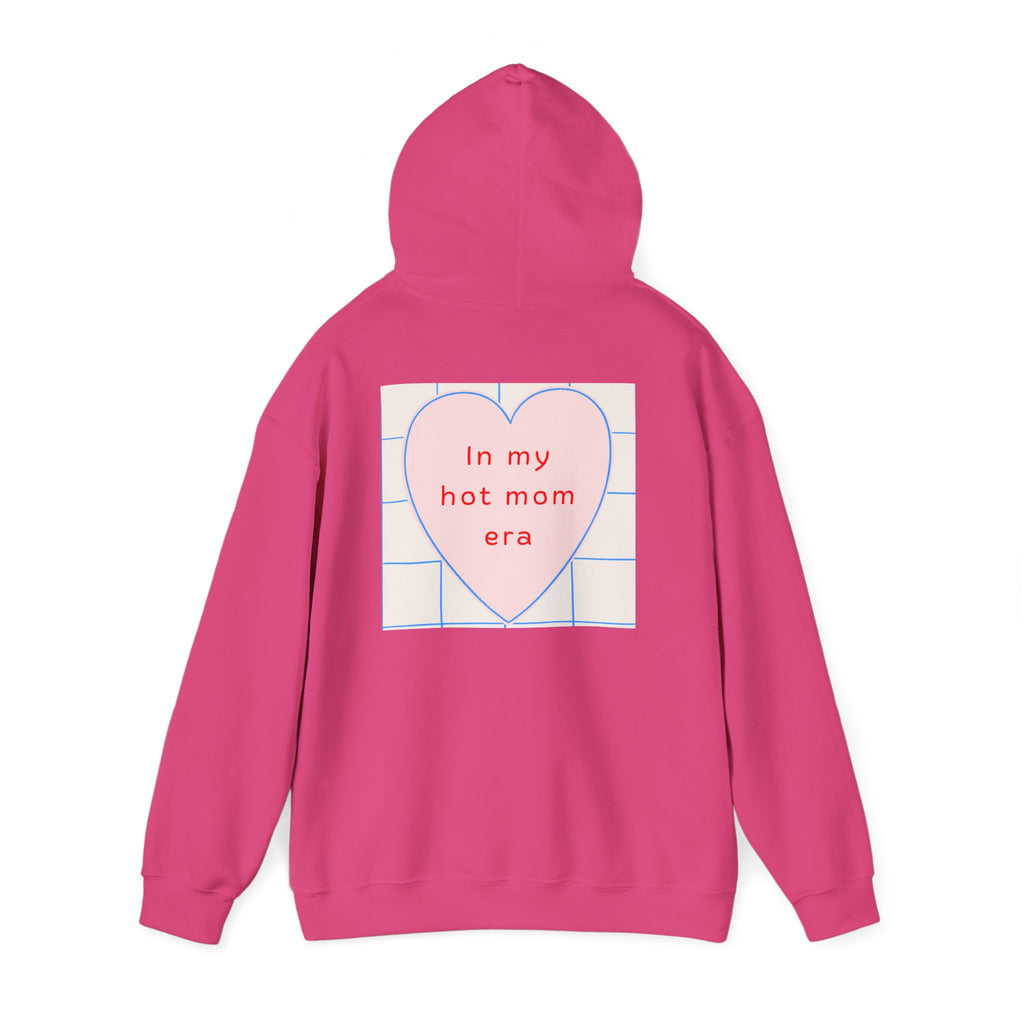 In My Hot Mom Era - Heart Graphic Hoodie