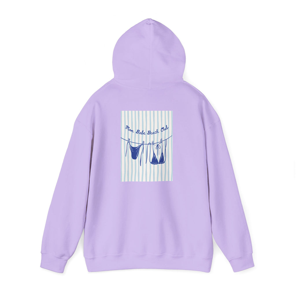 Mom Babe Beach Club - Bikini Graphic Hoodie