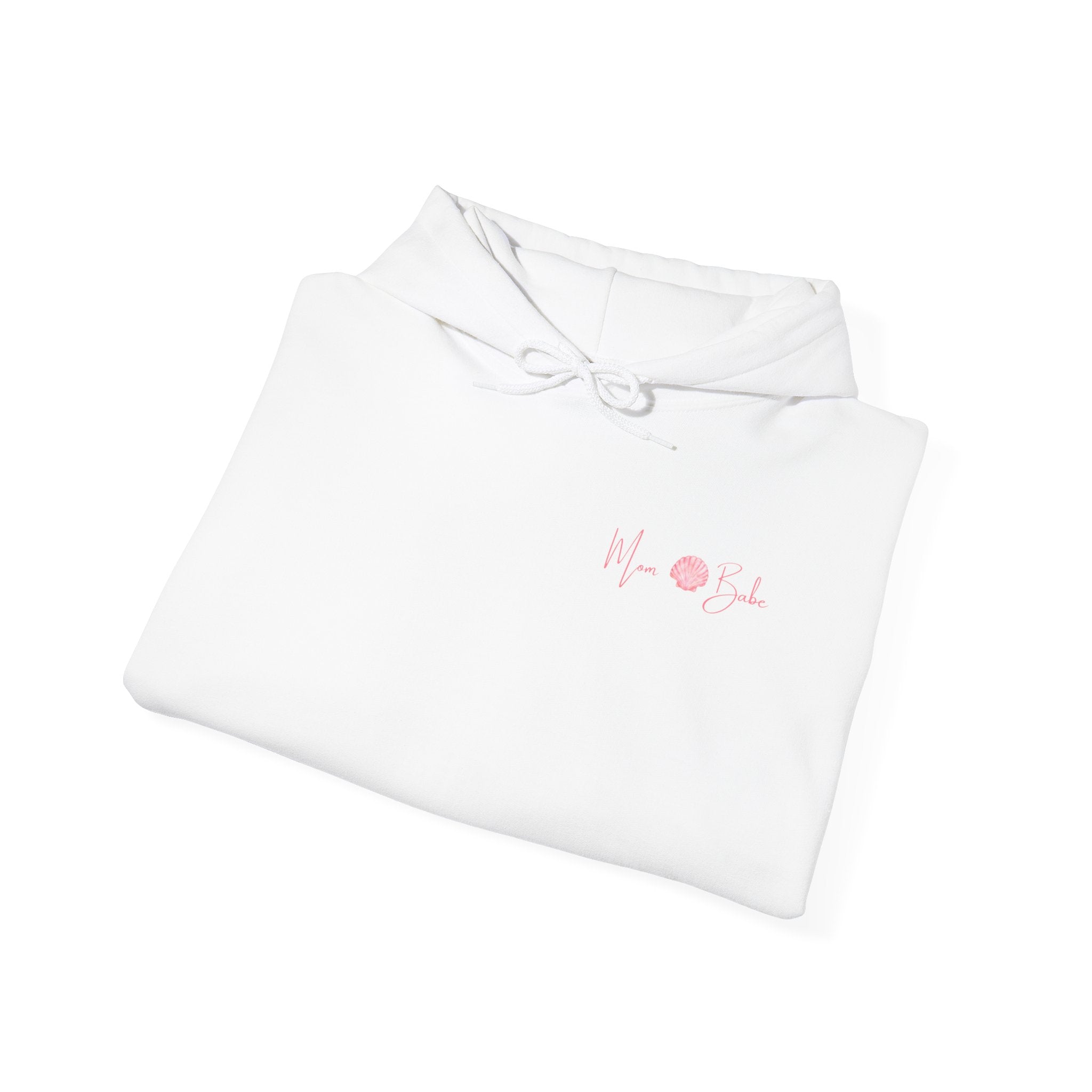 Beach Mom Babe - Pastel Shell Graphic Hoodie