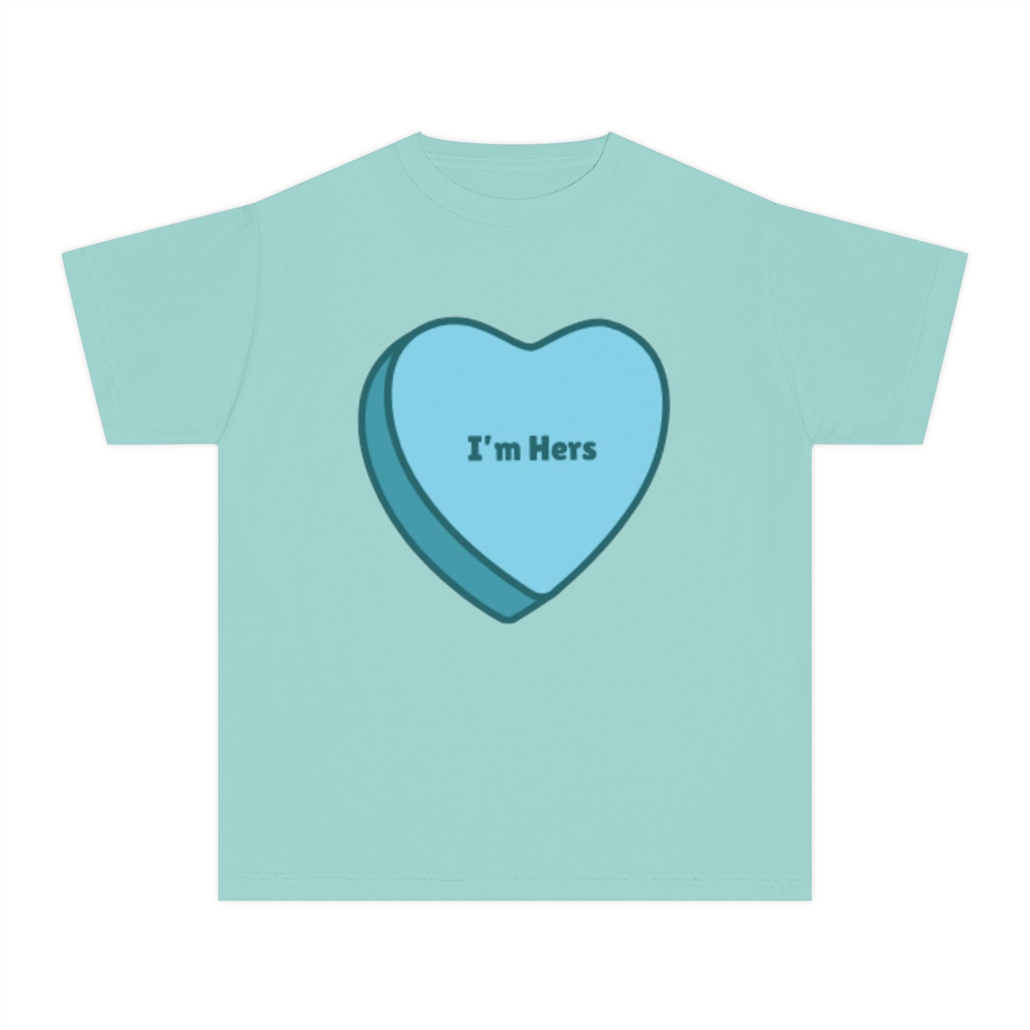 Children's - I'm Hers - Conversation Heart Graphic Tee