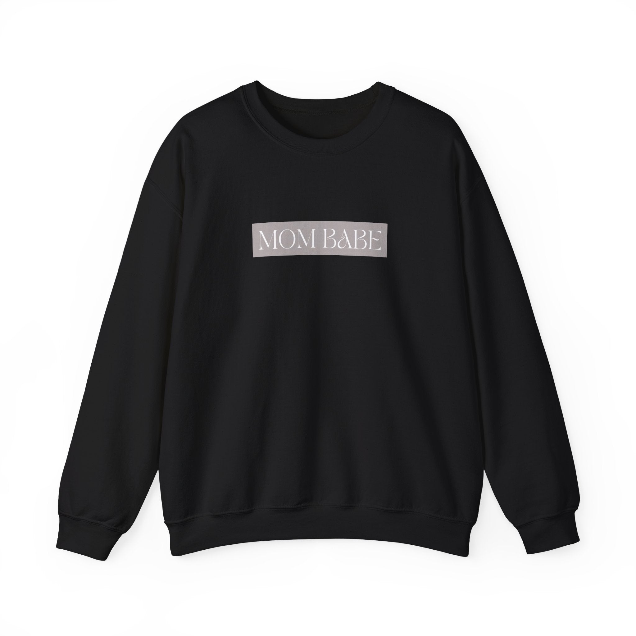 Pilates Mom Babe Club — Workout Graphic Sweatshirt (White Print)
