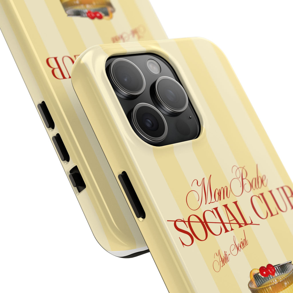 Mom Babe Anti-Social Club Tough Phone Case
