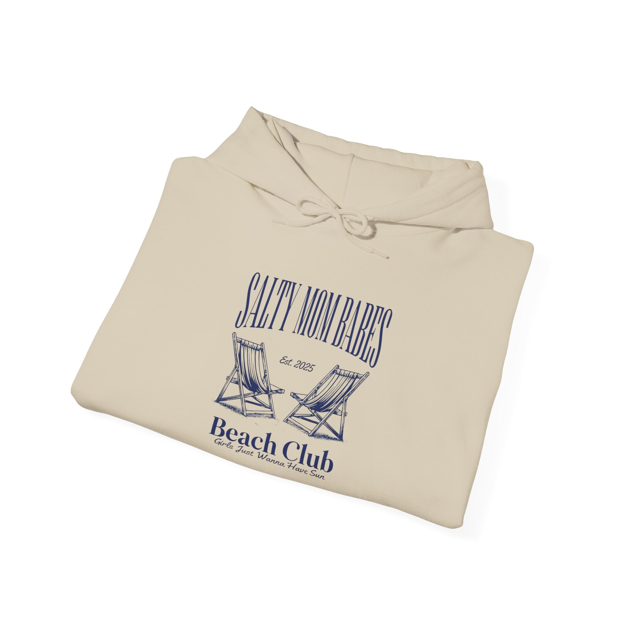Salty Mom Babes Beach Club- Girls Just Wanna Have Sun Graphic Hoodie