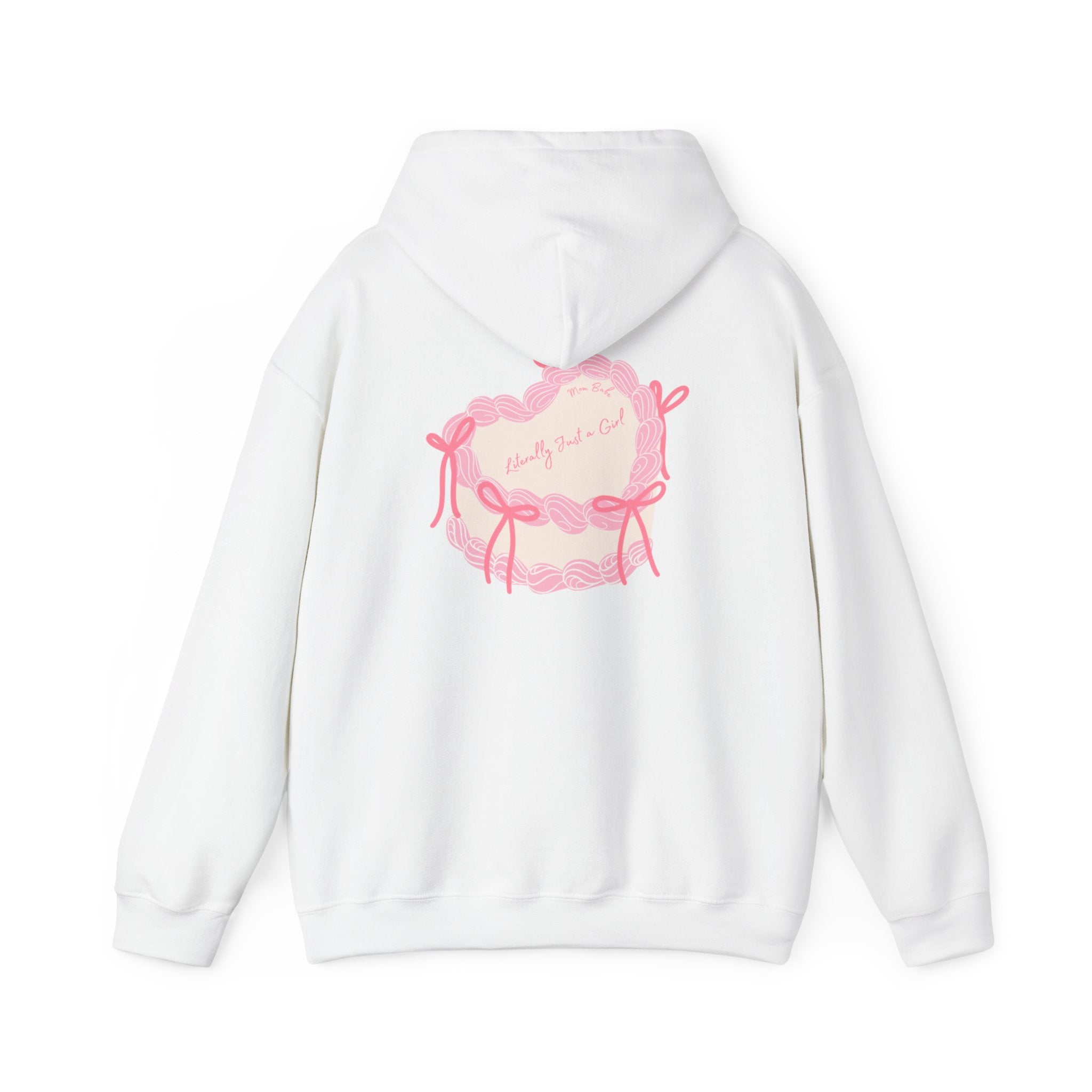 Mom Babe Literally Just a Girl - Cake Graphic Hoodie