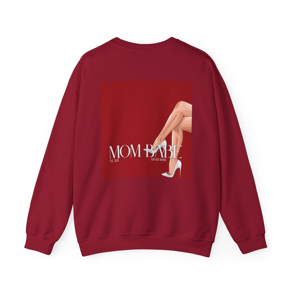 Mom Babe For Hot Moms - White Heels Graphic Sweatshirt