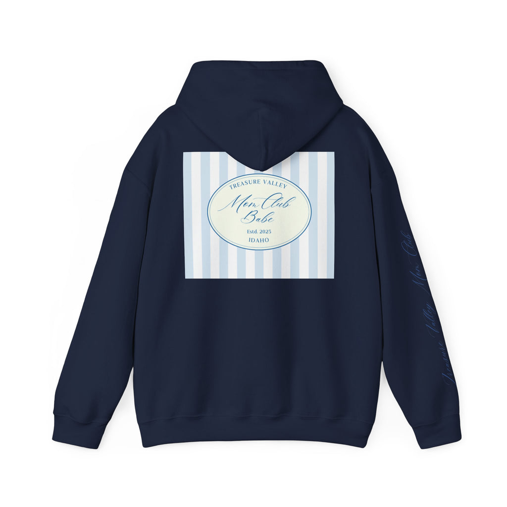 Treasure Valley Mom Club - Striped Graphic Hoodie