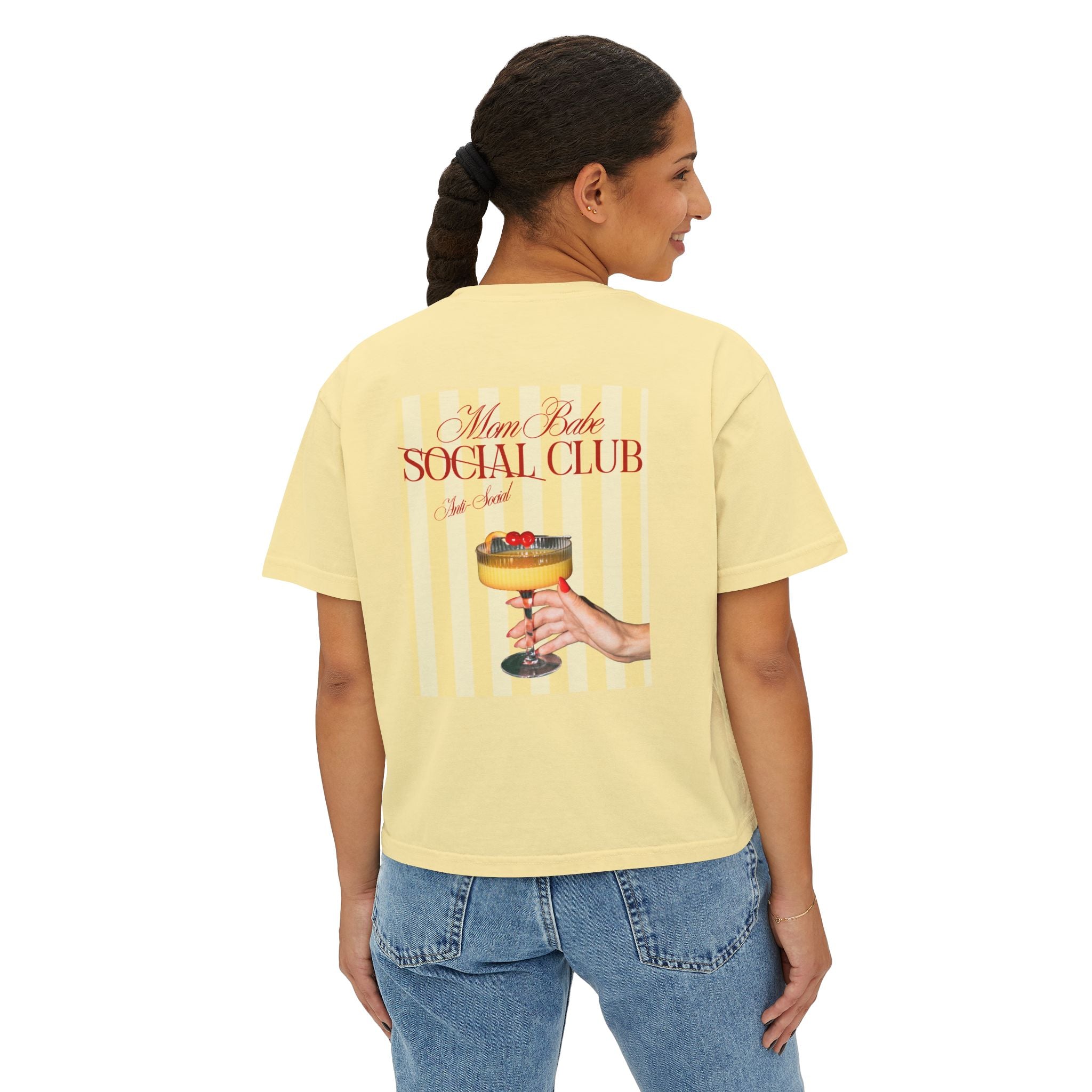 Mom Babe Anti-Social Club - Cocktail Graphic Tee