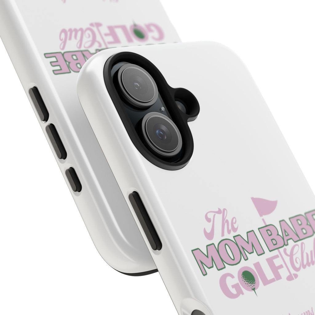 The Mom Babe Golf Club - Pink Vintage Golf Tough Phone Case