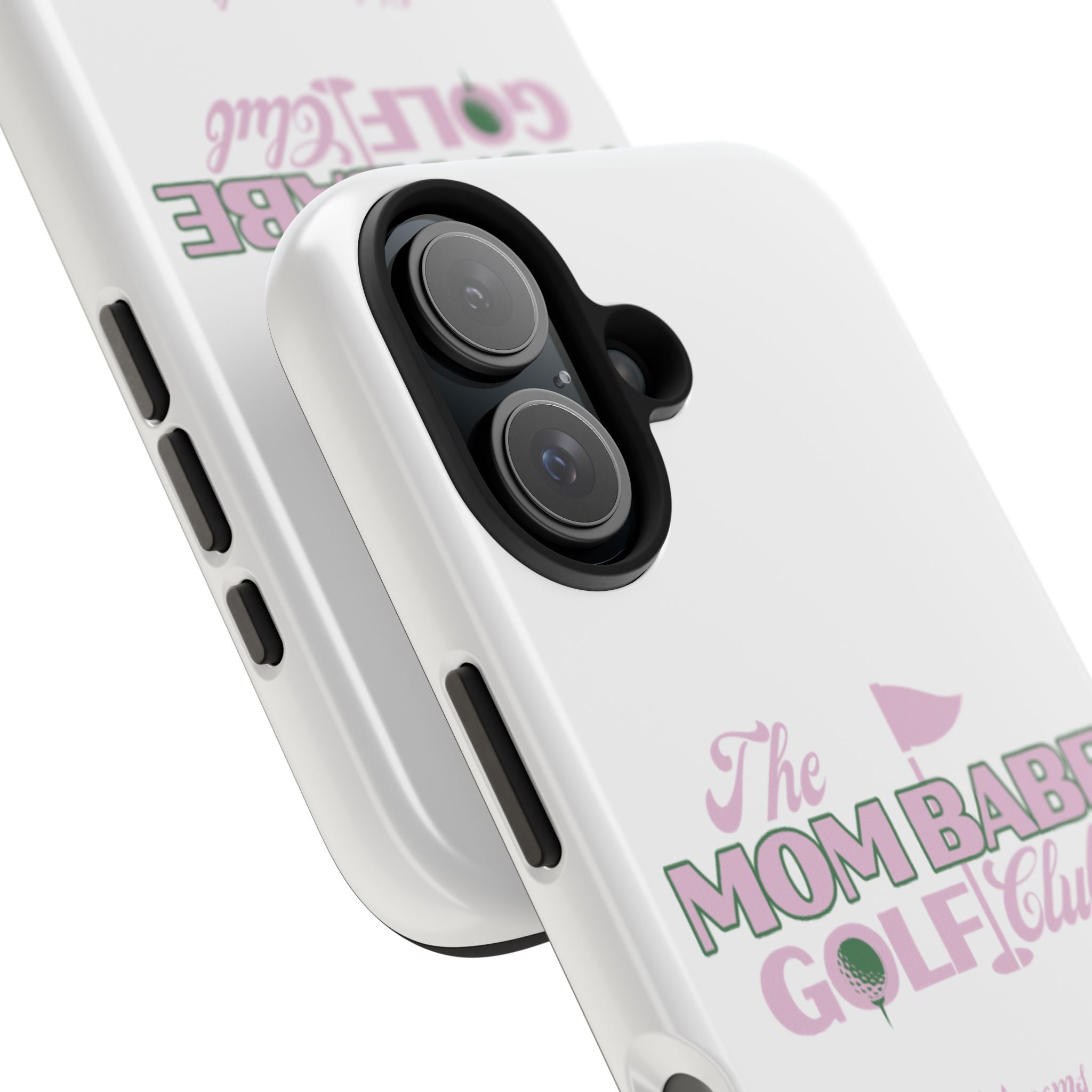 The Mom Babe Golf Club - Pink Vintage Golf Tough Phone Case