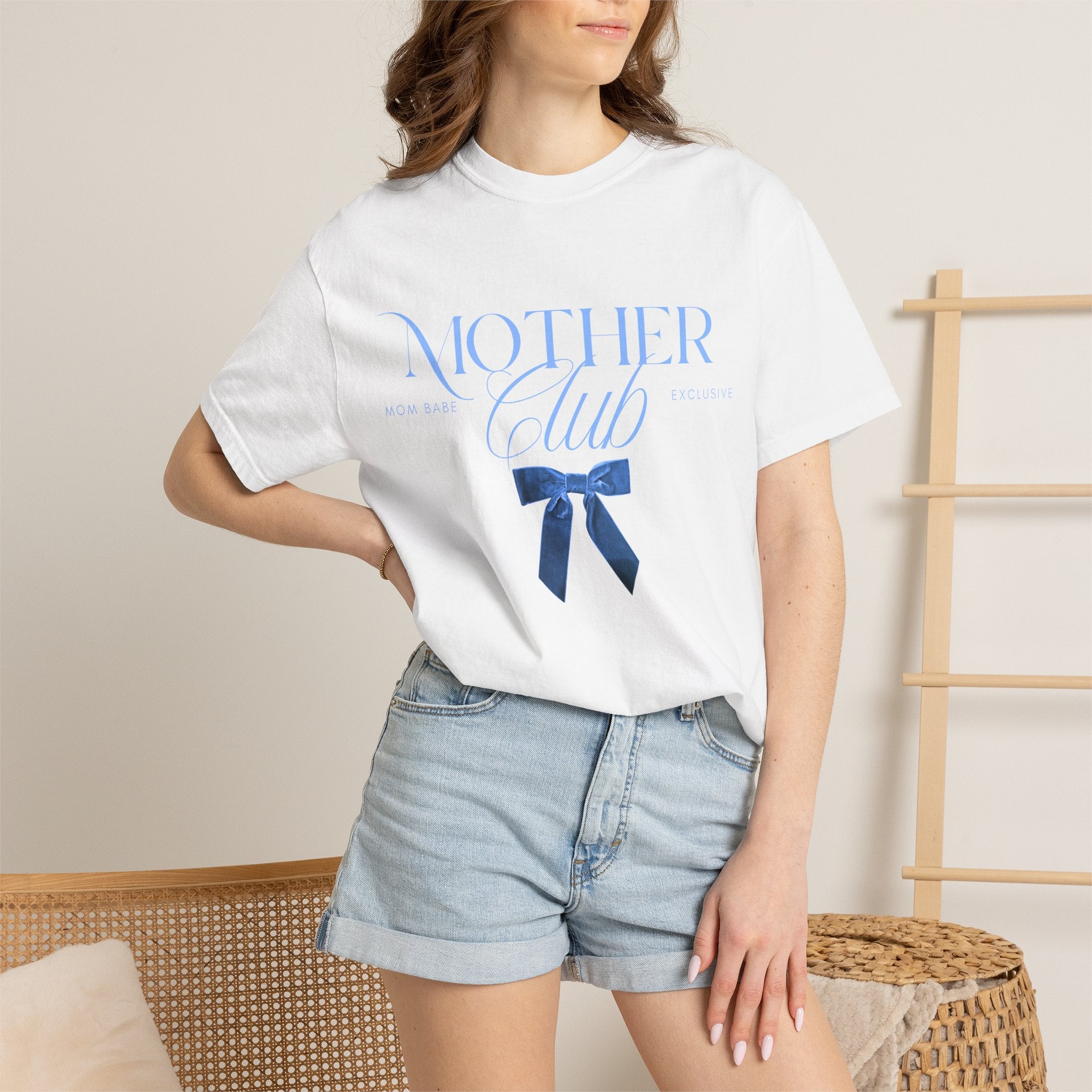 Mother Club Mom Babe Exclusive Tee - Blue