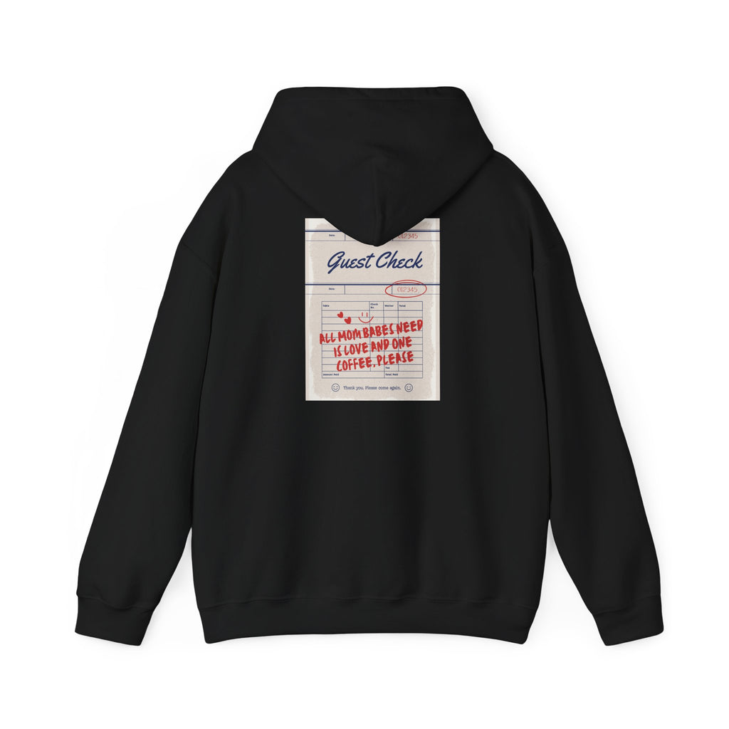 All Mom Babes Need - Graphic Check Hoodie