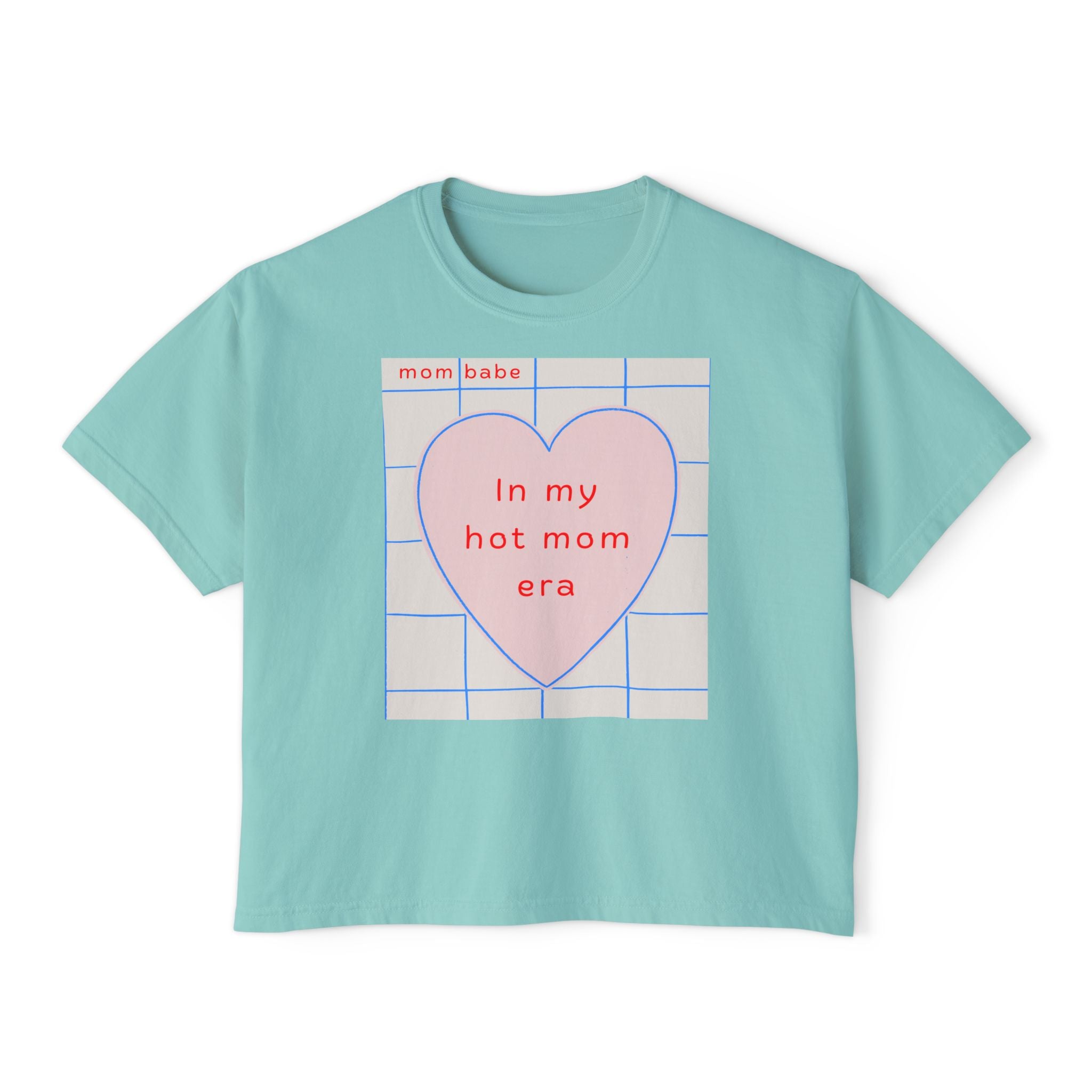 Copy of In My Hot Mom Era Front Print - Heart Graphic Tee