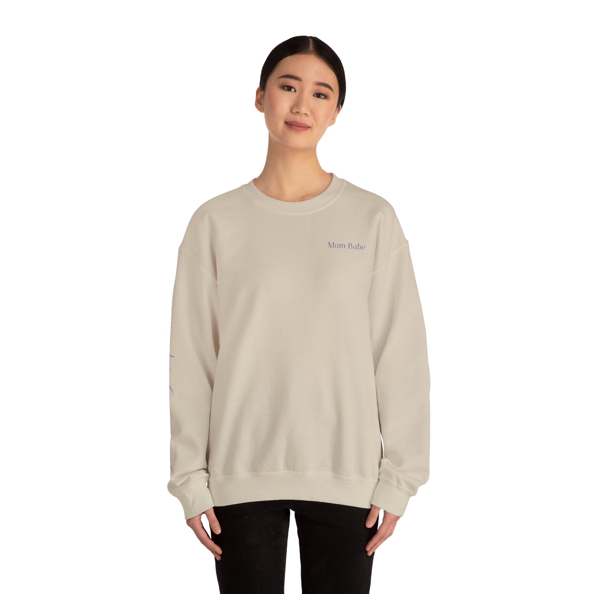 Treasure Valley Mom Club - Striped Graphic Sweatshirt