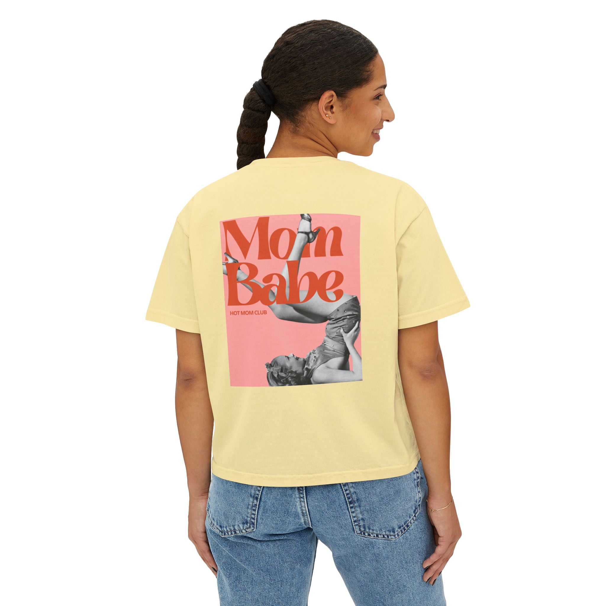Mom Babe Hot Mom Club - Vintage Graphic Tee