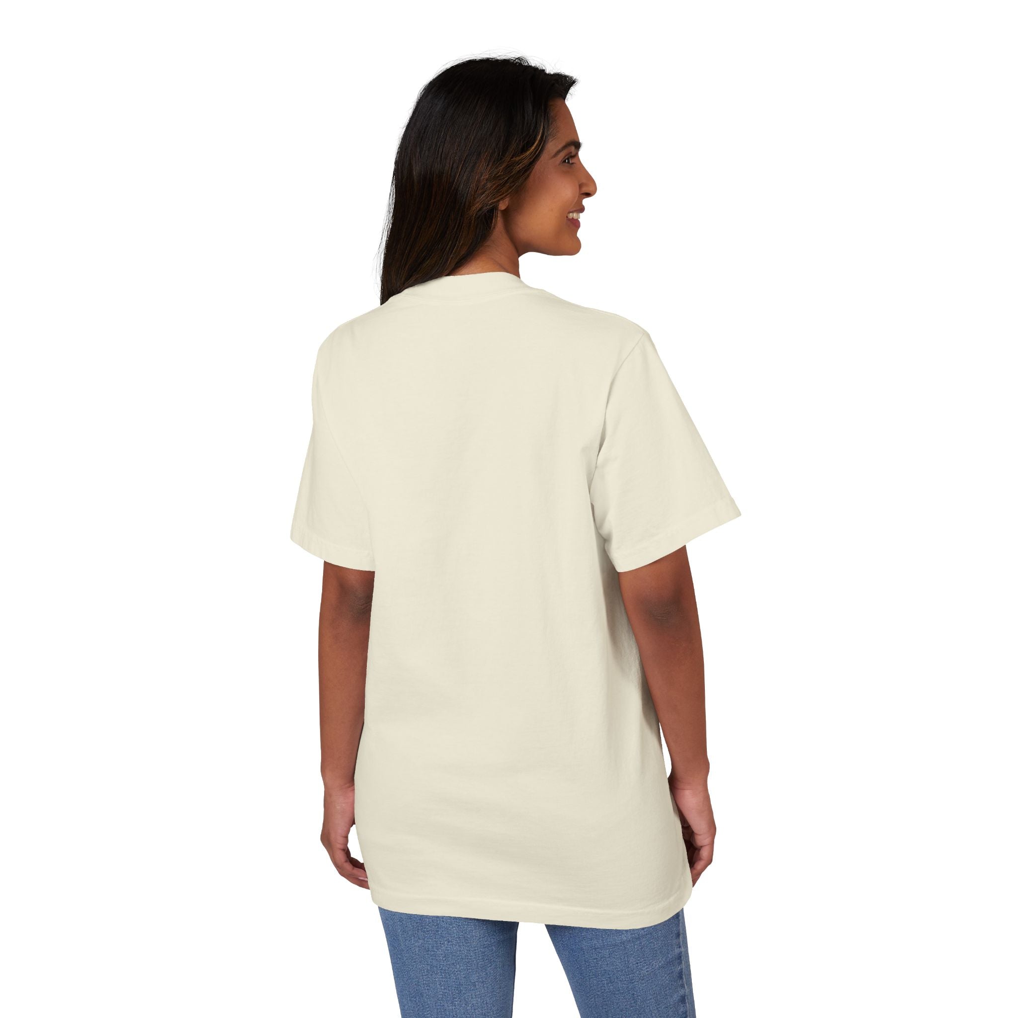Autism Awareness and Acceptance — Checkered Heart Oversized Drop Sleeve Tee