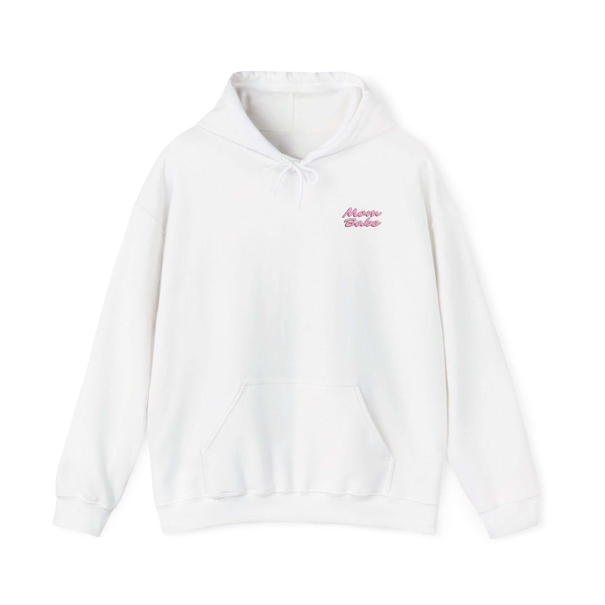 Mom Babe For Hot Moms - Checkered Graphic Hoodie