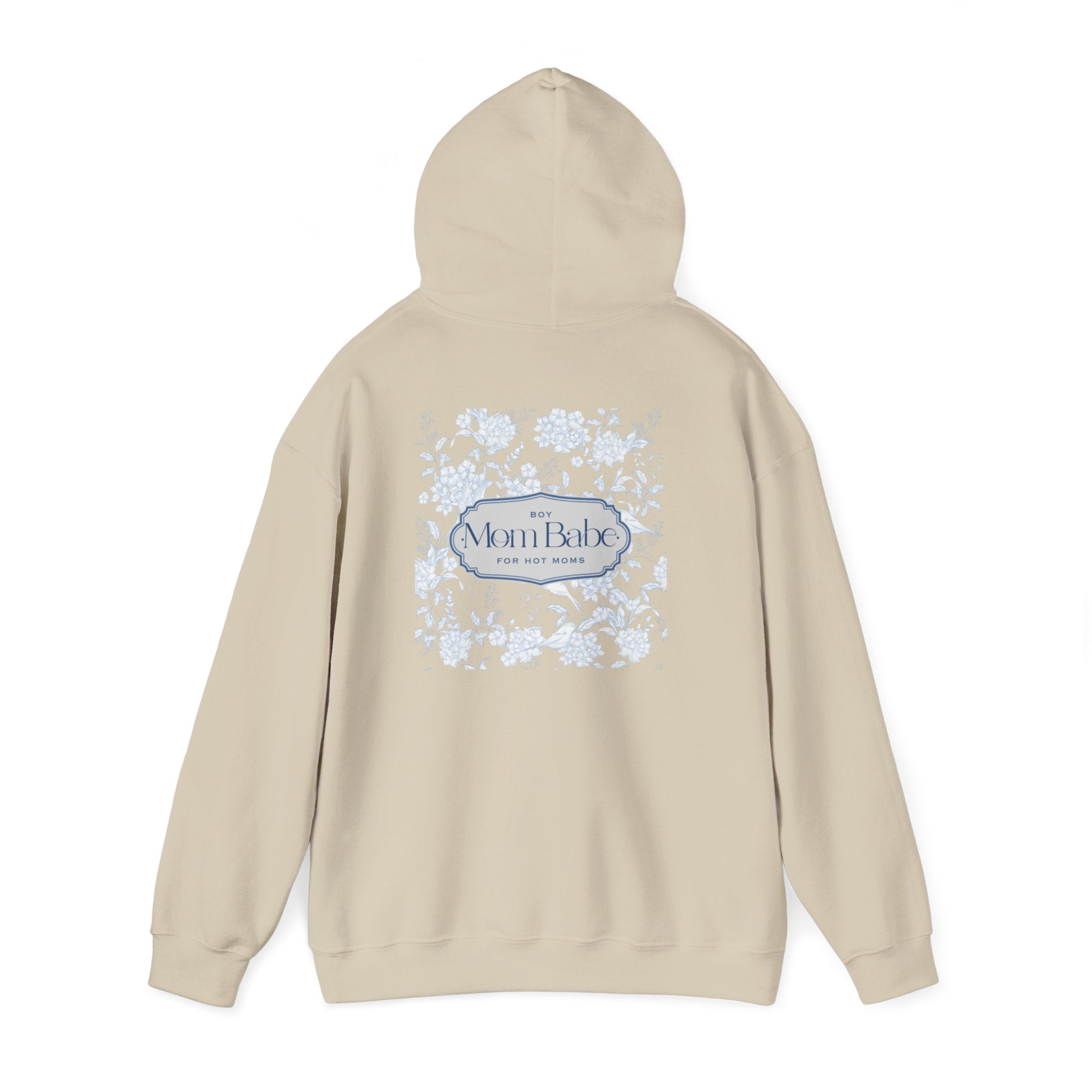 Boy Mom Babe - Floral Graphic Hoodie