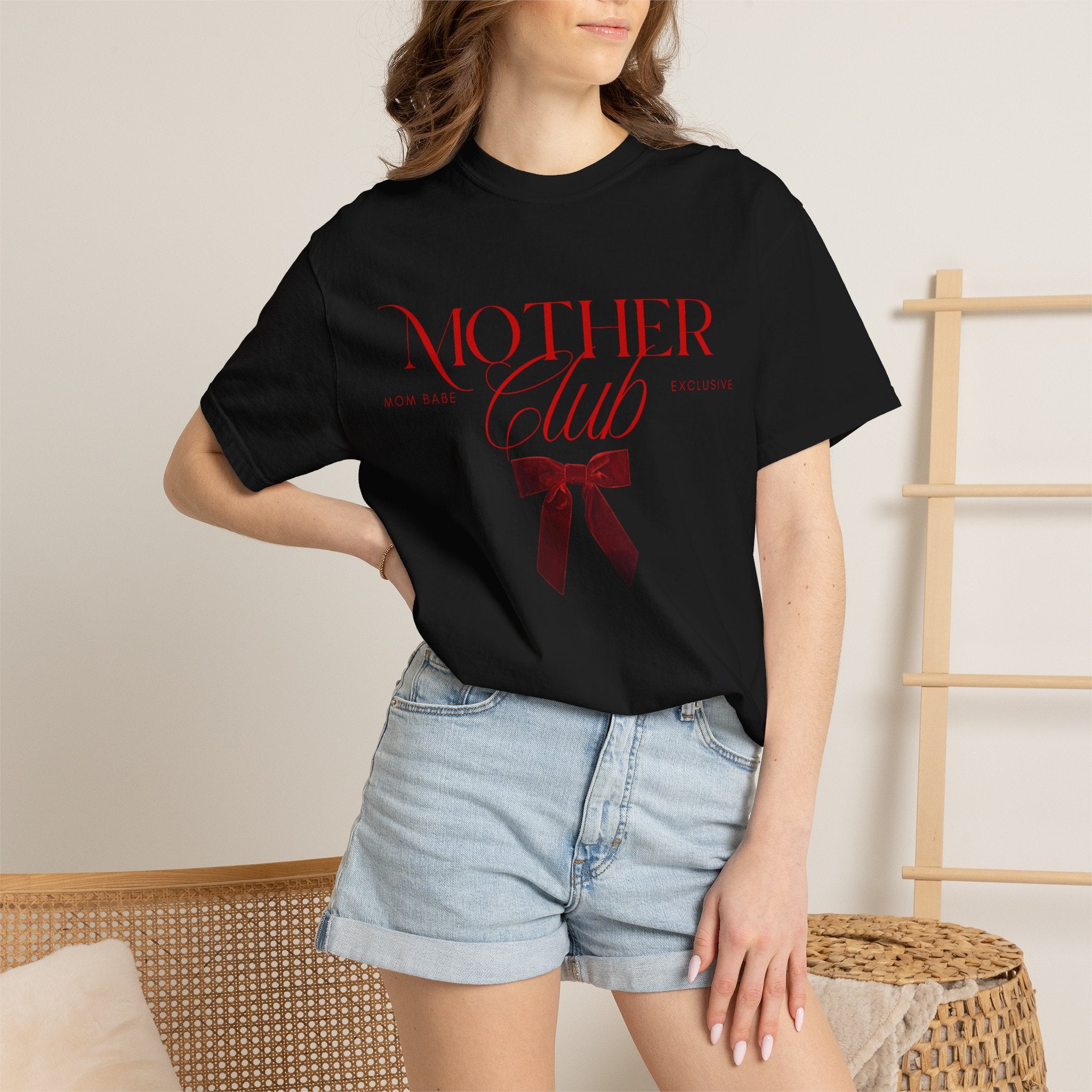 Mother Club Mom Babe Exclusive Tee - Ruby