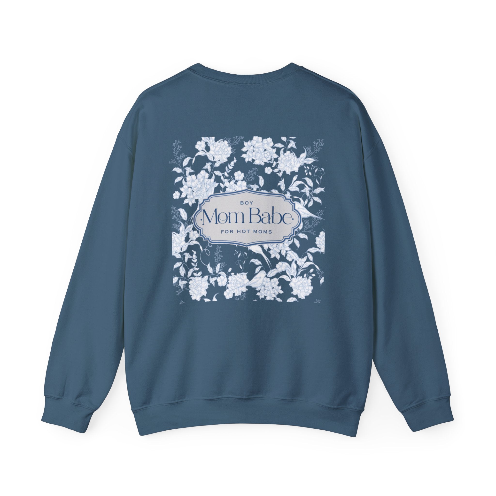 Boy Mom Babe - Floral Graphic Sweatshirt