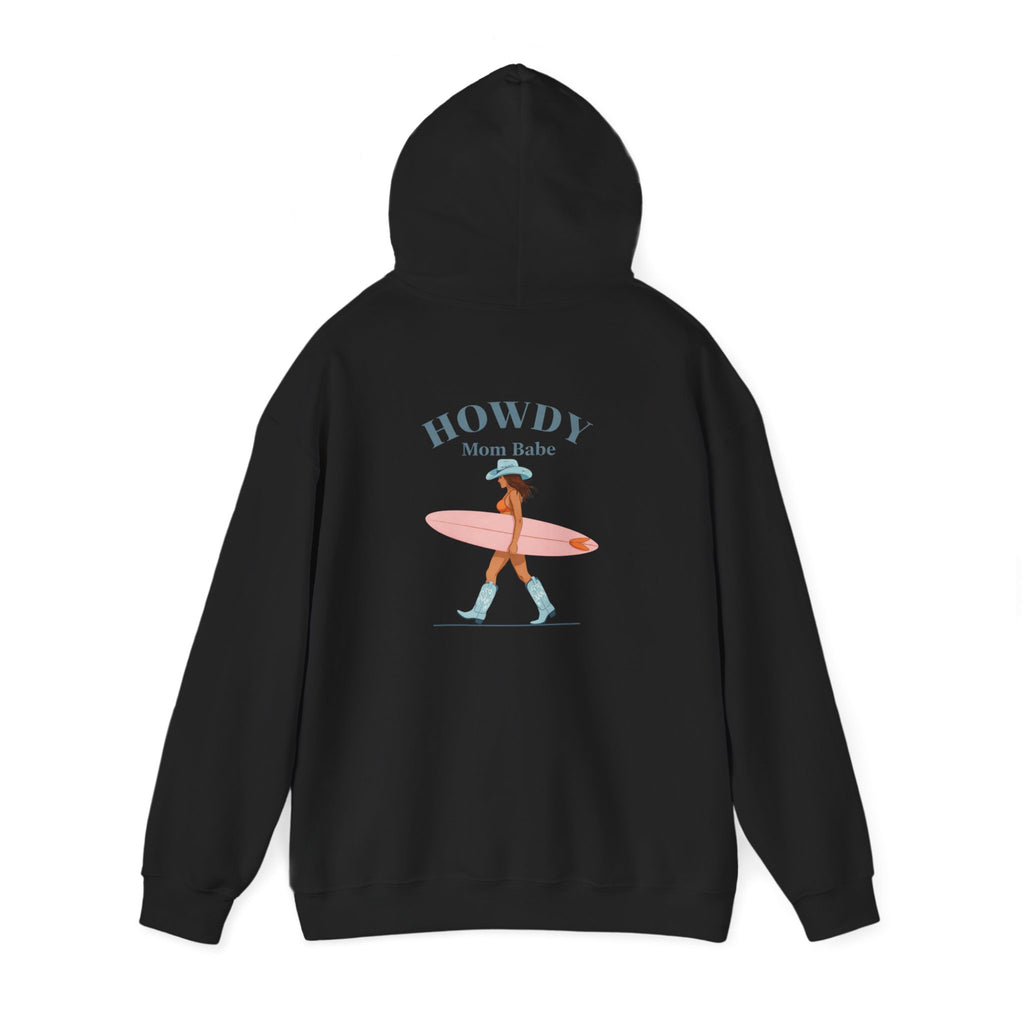 Howdy Mom Babe — Surf Girl Graphic Hoodie