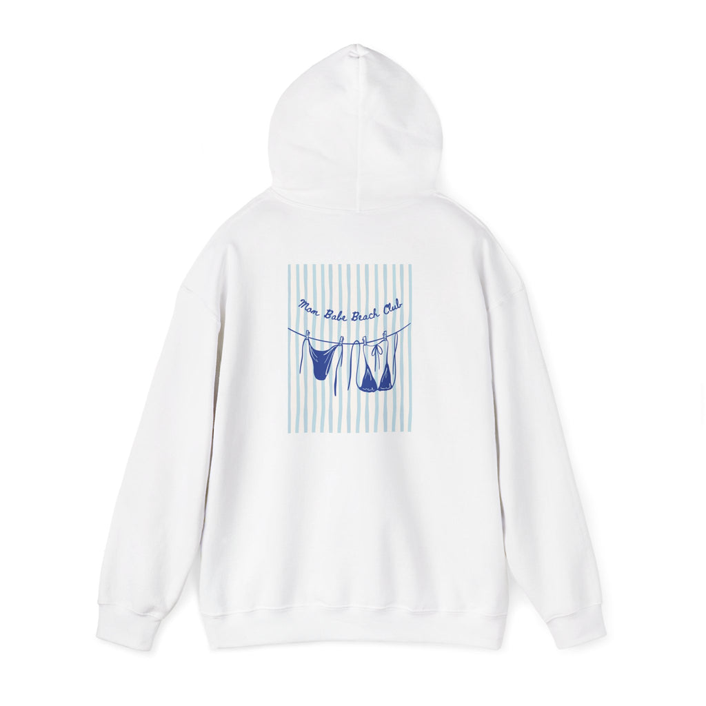 Mom Babe Beach Club - Bikini Graphic Hoodie